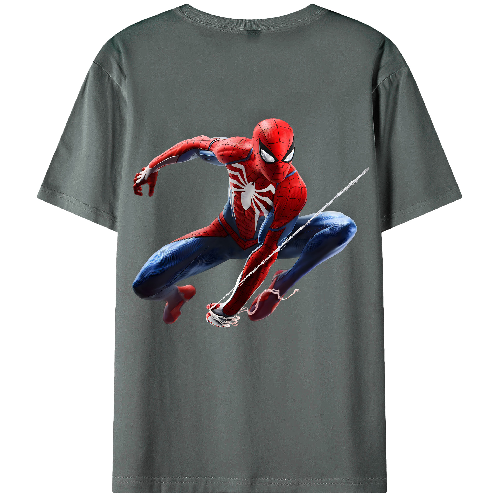 （画像用） アベンジャーズ The Avengers 綿100％ メンズ半袖Tシャツ（バックプリント） 通気性